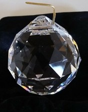 New Round Swarovski 8550 Spectra Crystal Prisms 40mm X 40mm.Flawless With Hanger