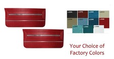 Pre-assembled Door Panel Set - Choice Of Factory Colors 1966 Chevelle El Camino