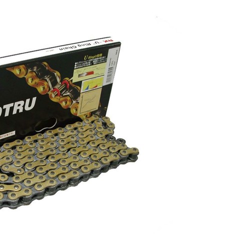 RK Motorrad Rennantriebskette 520 TRU Nietenglied Gold - Bild 5 von 7