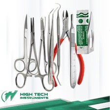 17 Pcs Jewelry Making Tool Set Pliers, Tweezers, Scissors Crafts Kit for Repair