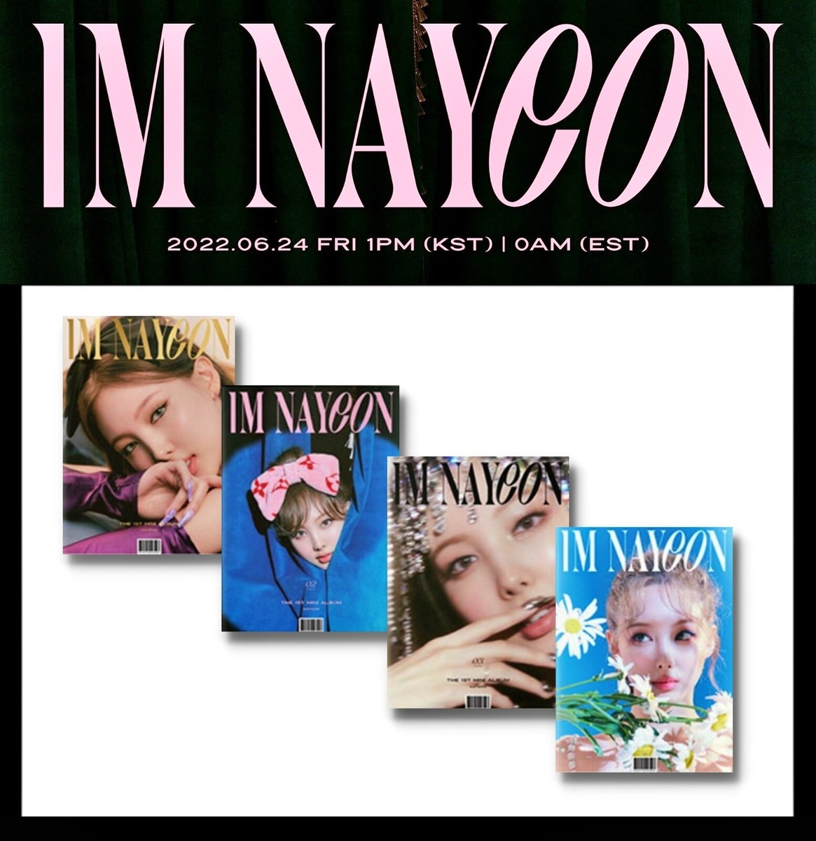 NAYEON TWICE 1st Mini Album IM NAYEON Random Ver. CD+P.Book+5p