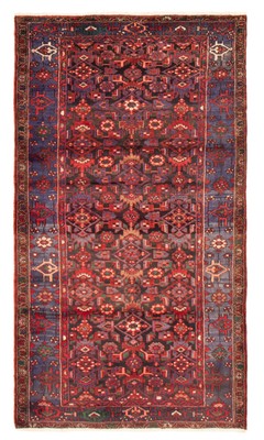 Traditional Vintage Hand-Knotted Carpet 4'11'' x 8'10'' Wool Area Rug