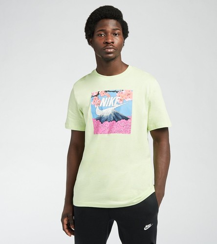 lime green and pink nike shirt