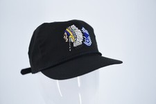 Native American US Air Force Rank Insignia Braided Strapback Hat Made In USA