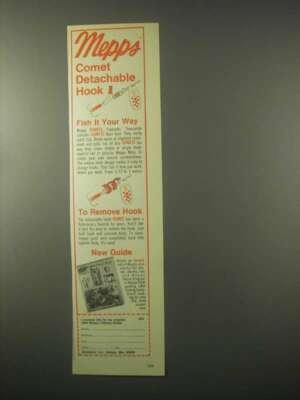 1980 Mepps Comet Detachable Hook Ad - Fish Your Way