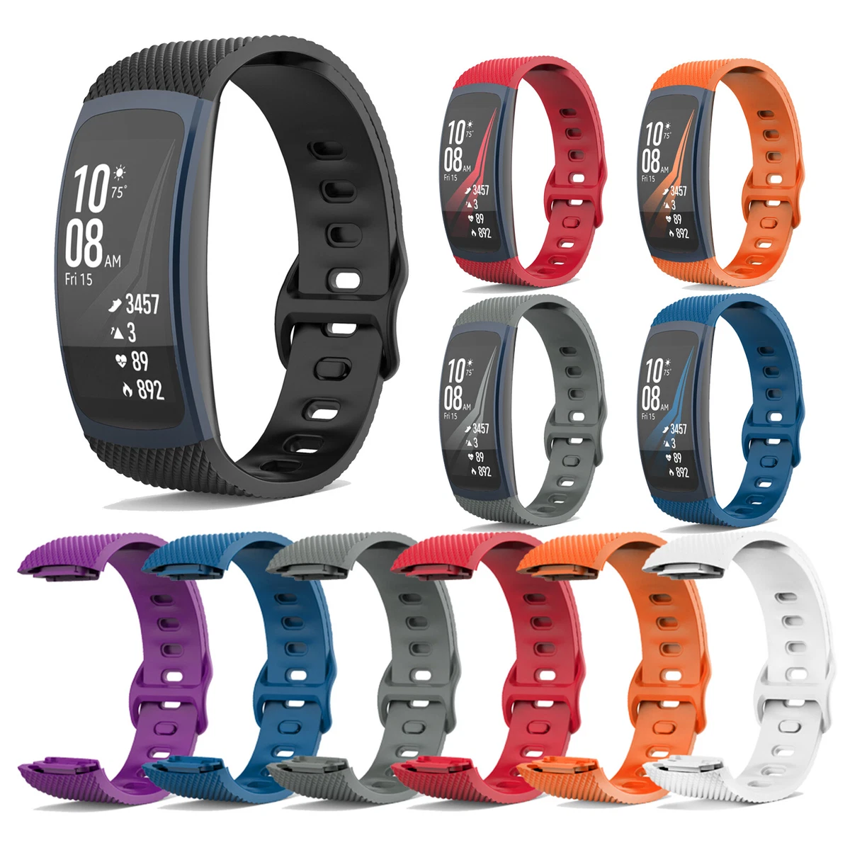 Bracelet de montre Remplacement pour Samsung Gear Fit2 SM R360