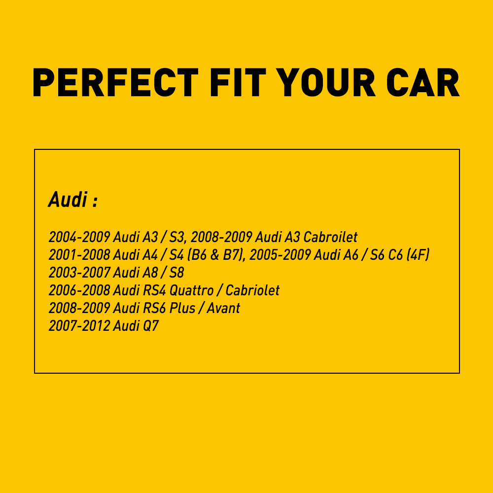 2Pcs For Audi A4 A6 A8 20042012 Xenon White LED License Number Plate