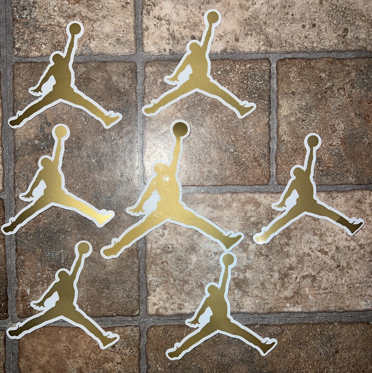 Air Jordan Sticker Gold JUMPMAN Stickers Lot 7 | eBay