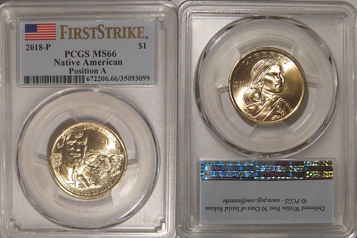 2018 P Native Sacagawea Dollar $1 PCGS MS66 Position A FIRST STRIKE | eBay