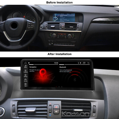 10.25in X3 F25 Android13 Screen Car Navi Carplay Multimedia Autoradio BMW CIC