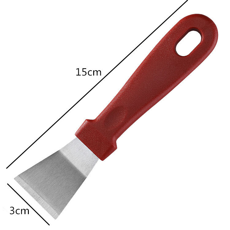 2-teiliges Reinigungsset Aus Edelstahl – Multifunktions-Schaber Für Grill, Herd & Küche, 17 Cm