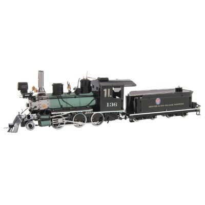 Fascinations Metal Earth Wild West 2-6-0 Locomotive 3D Laser Cut Steel Model Kit