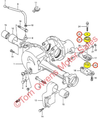 Front Axle Mount Bushing Kit 4WD | Tracker Sidekick Vitara X90