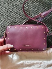 Genuine Ted Baker Zip Up Mini Camera Bag Plum  KARSYNN New 