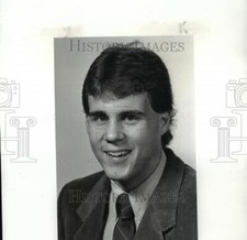 1986 Press Photo Greg Blunt, Aurora Basketball - cvb52731
