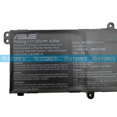 Genuine B31N1911 Battery for Asus VivoBook 14 TM420IA TP420IA