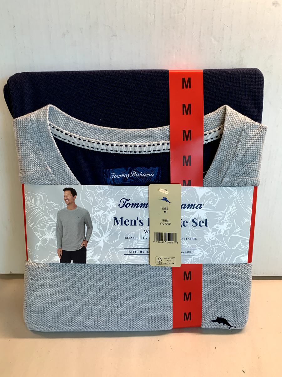 ライフ Tommy Bahama Mens 2 Pc Lounge Set Elastic & Drawstring 38