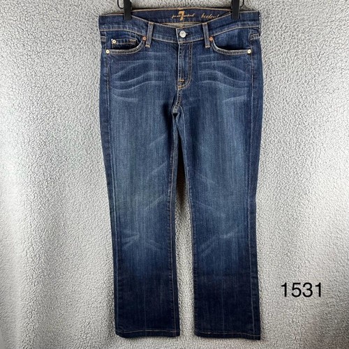 Jean 7 For All Mankind Femme – Taille 26 – Coupe Bootcut – Denim Foncé – Très Bon état