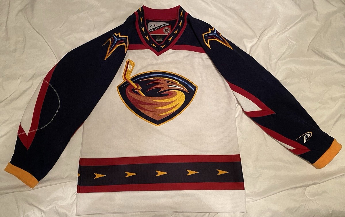 Atlanta Thrashers Adult S/M Pro Player Vintage 90s Hockey Jersey