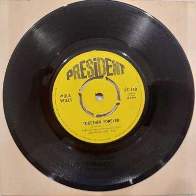 Viola Wills - Together Forever / Don't Kiss Me Hello and Mean Goodbye 45rpm