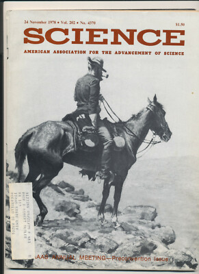 Vtg AAAS Science Magazine Nov 1978 Annual Meeting Preconvention Nobel Prize Econ