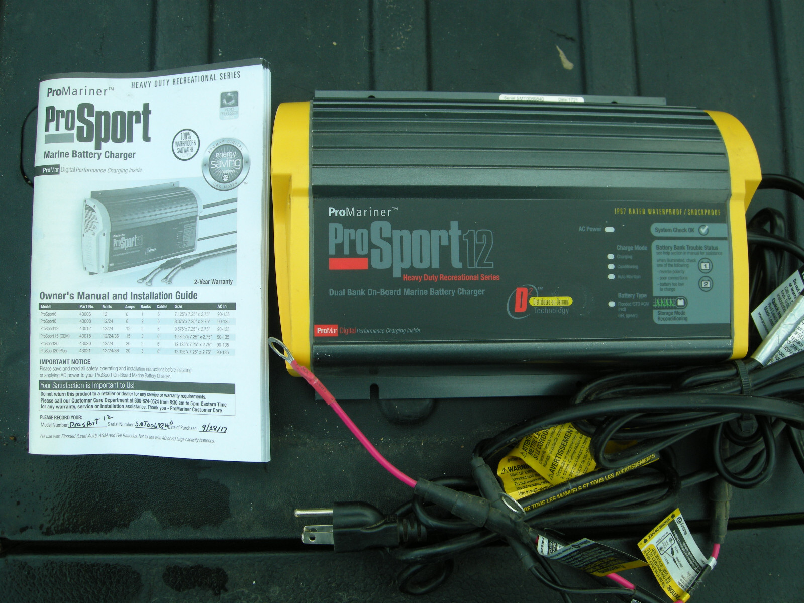 Bank Charger Promariner Prosport 12 Fuse Replacement Marine - Main Image