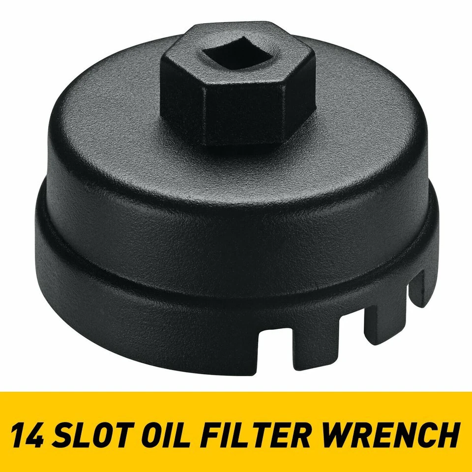 Oil Filter Cap Wrench Cup Socket Remover Tool Fit For Toyota Lexus 64MM 14Flutes - Image 4 of 4