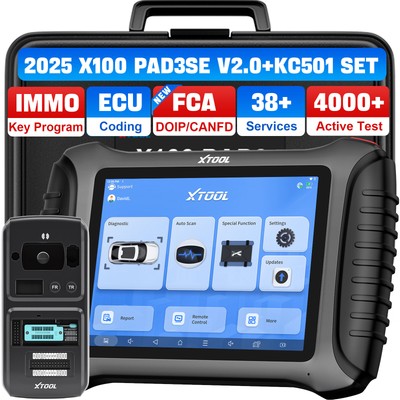2025 XTOOL X100PAD3 SE KC501 IMMO Key Programmer Auto Full Diagnostic Scanner