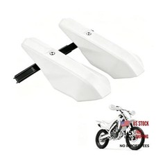 Universal Motorcycle Handlebar Protection Hand Guards Handguards Handle White