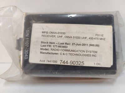 C & C TECHNOLOGIES CNVA-01030 RADIO COMMUNICATION SYSTEM