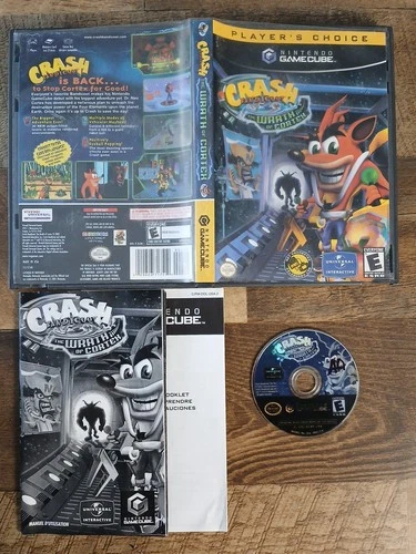 Crash Bandicoot: The Wrath of Cortex (Nintendo GameCube, 2002) CIB Tested