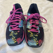 Asics Gel Kayano 23 Running Shoes Black Silver Pink Glow Women's Size 7.5