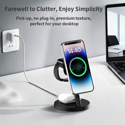 3-in-1 Kabellose Ladestation 25W für Samsung für Galaxy S Serie und Watch