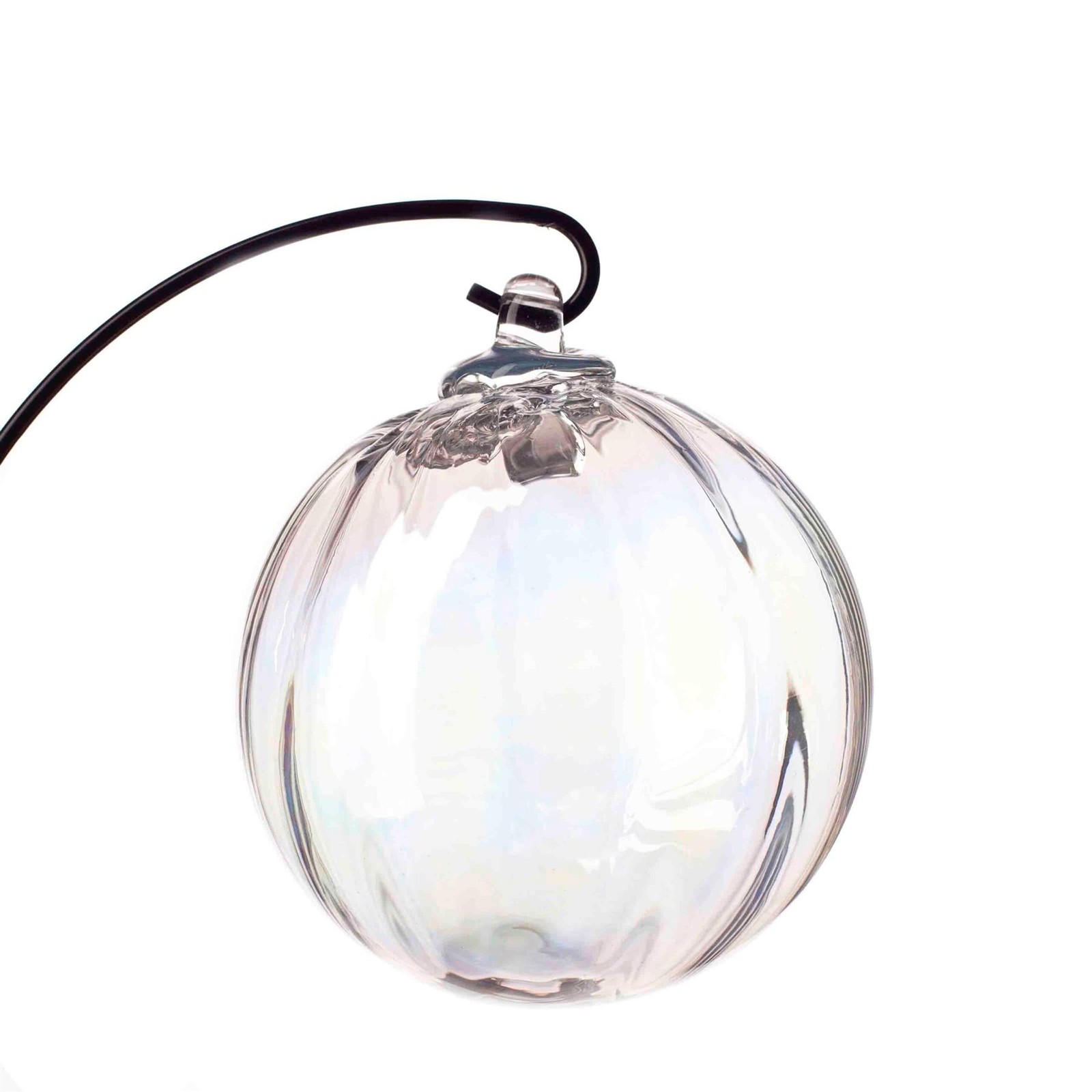 Glass Friendship Globe Ball Hanging Ornament Optic Clear Amelia Art Unique Gift