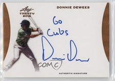 2015 Leaf Trinity Inscription Auto Bronze Donnie Dewees #A-DD1 Auto 5w7