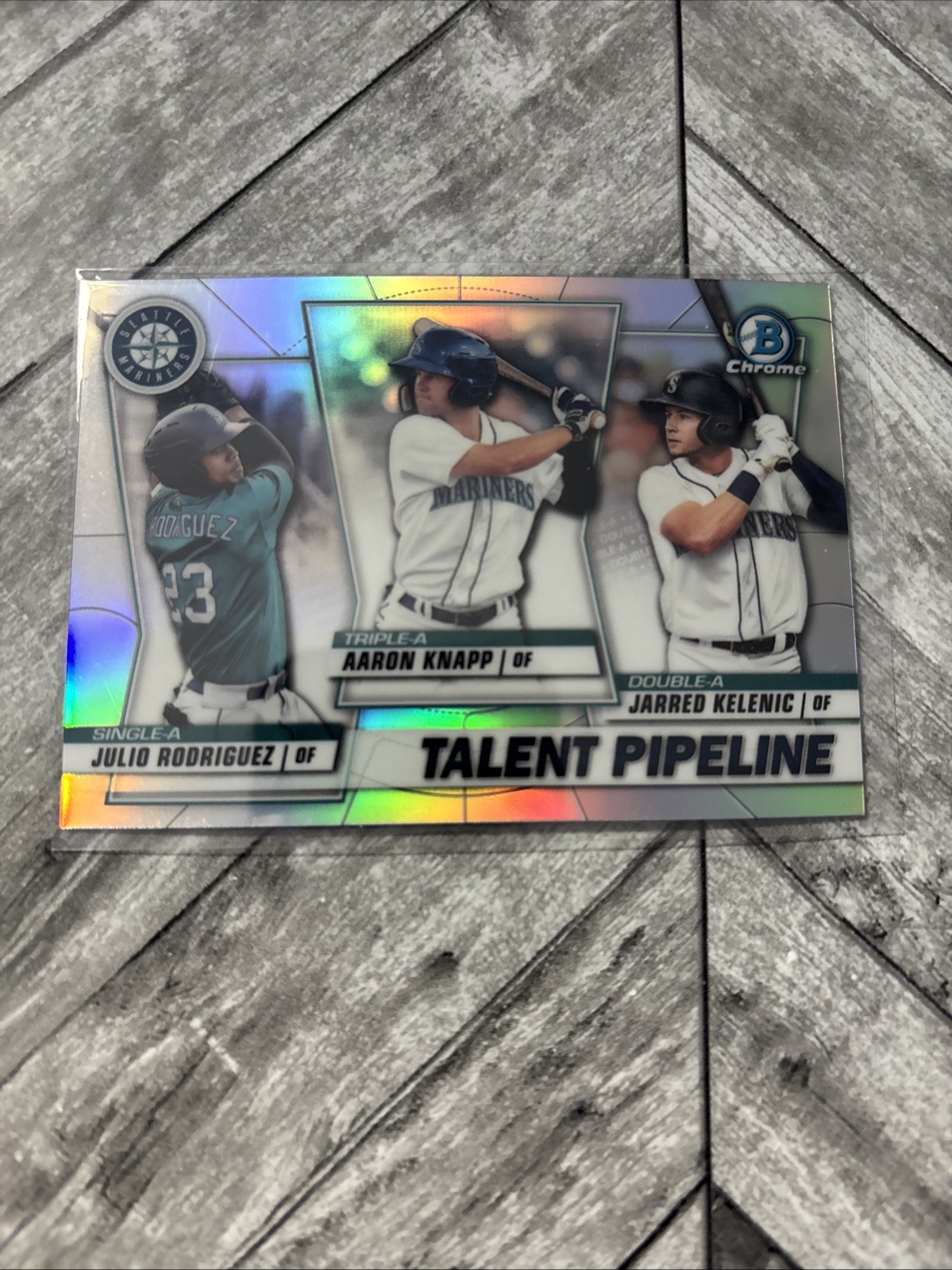 2020 Bowman - Talent Pipeline Trios Chrome Julio Rodriguez, Jarred Kelenic,...