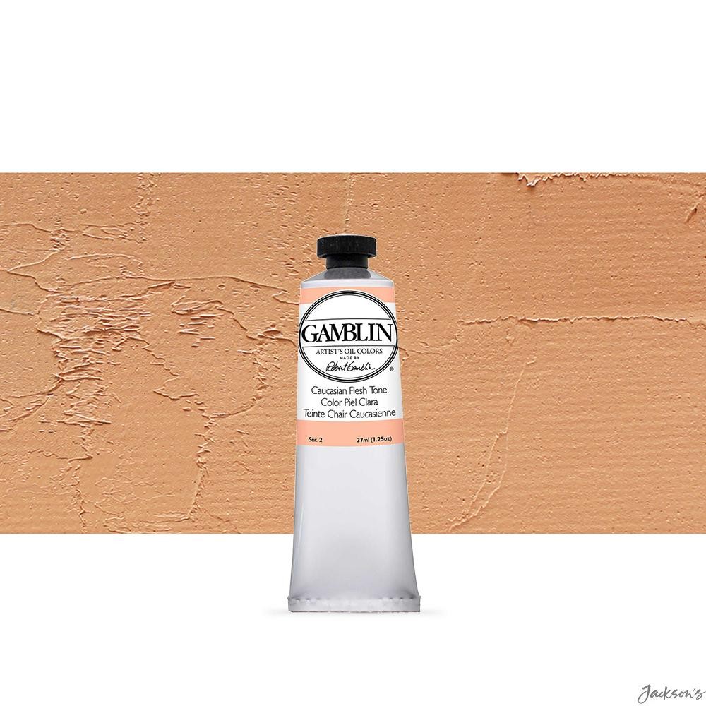 Gamblin Artists Oil Paint Alkali Refined Linseed Oil 37ml Naples Orange