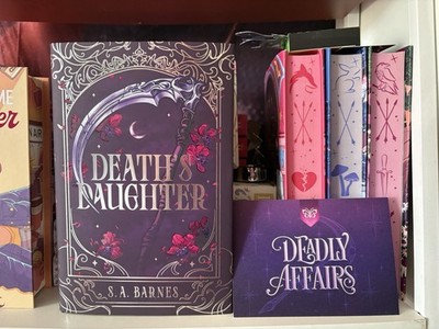 Fairyloot Death s Daughter by S. A Barnes Exclusive Romantasy April 2026 Edition