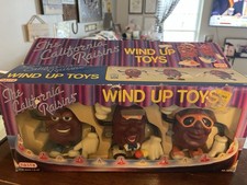NEW 1988 THE CLAIFORNIA RAISINS wind up toys figures 3" collectibles