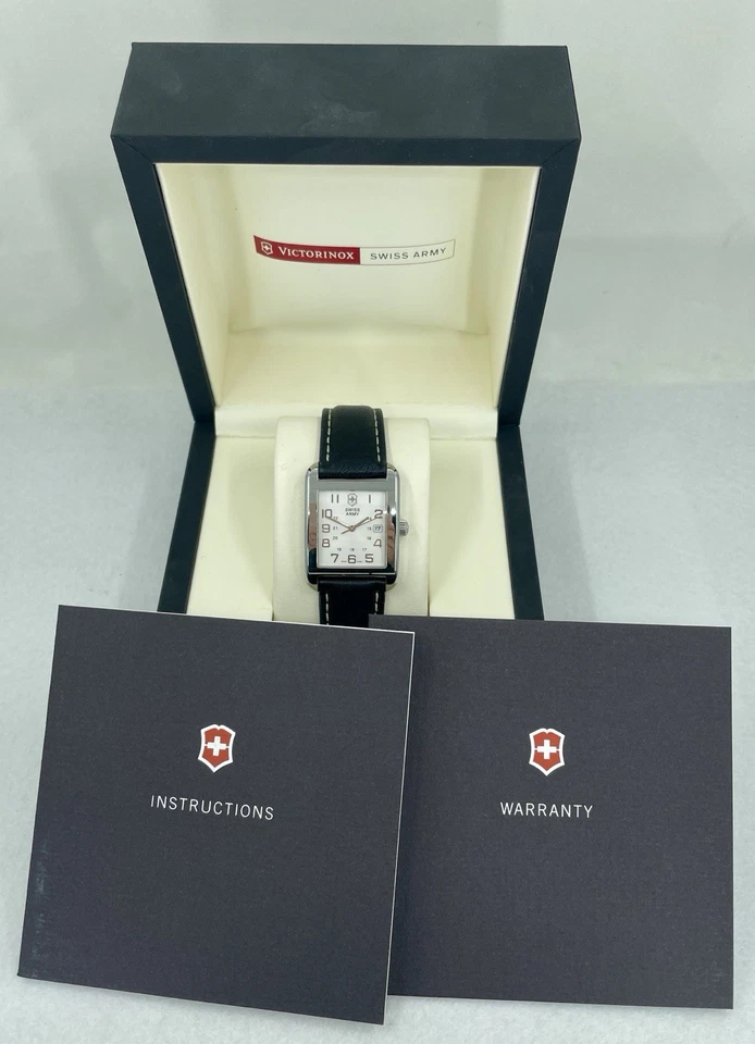 Reloj Pulsera Caballeros Acero Inoxidable 28mm Ejército Suizo, Funciona con Caja y Papeles - Imagen 3 de 4