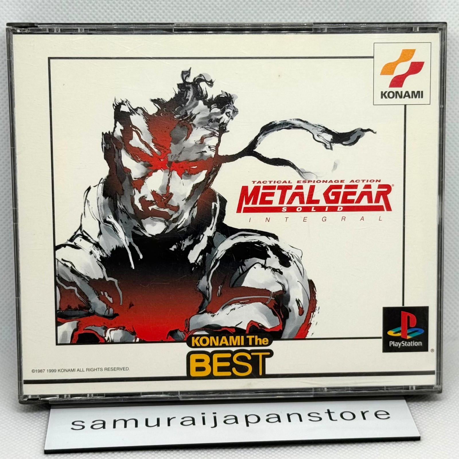 Metal Gear Solid Integral PS1 Used Tested Japanese ver with Case JP ver Sony