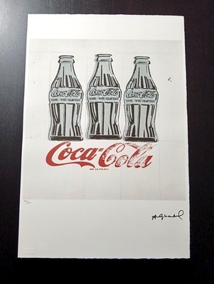 ANDY WARHOL nummeriertes Litho Poster 15x22,5'' POP ART Castelly NY