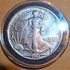 1990 1 oz Silver American Eagle (Brilliant Uncirculated)