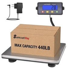 SurmountWay Large Shipping Scale, 440lb/0.35oz Digital Postal Scale with Tare...