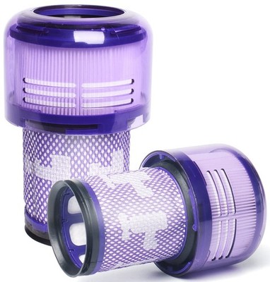 2 Stück V12 Filter Ersatzfilter für Dyson Detect Slim Absolute Extra Staubsauger