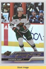 2023-24 Upper Deck Series 2 Young Guns Silver Foil Daemon Hunt #494 READ 13y6
