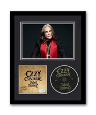 Ozzy Osbourne Autographed Signed 11x14 Framed CD Photo Patient Number 9 ACOA