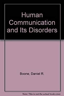 Human Communication and Its Disorders Hardcover Elena, Boone, Dan
