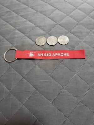 AH-64D APACHE REMOVE BEFORE FLIGHT Keychain Tag