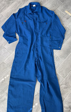 Workrite Nomex Coveralls 4XL 60R Flame Resistant Blue Breakaway Zip Elastic Wais